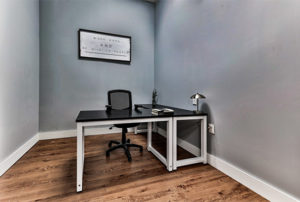 office space for rent with monthly membership fee includes chair, desk, & ethernet port